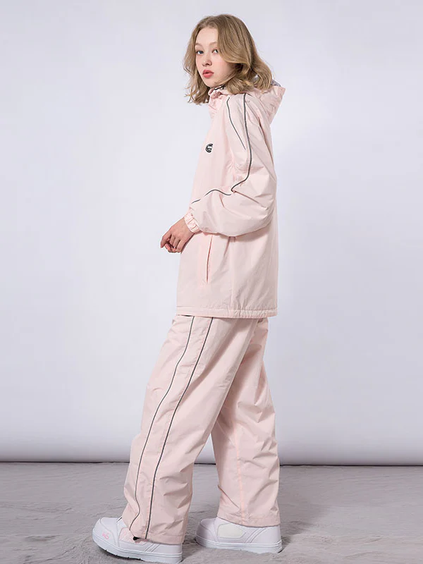 Women's Dook Snow Track Stripe Snowboard Jacket & Pants Snowsuit - Image 9