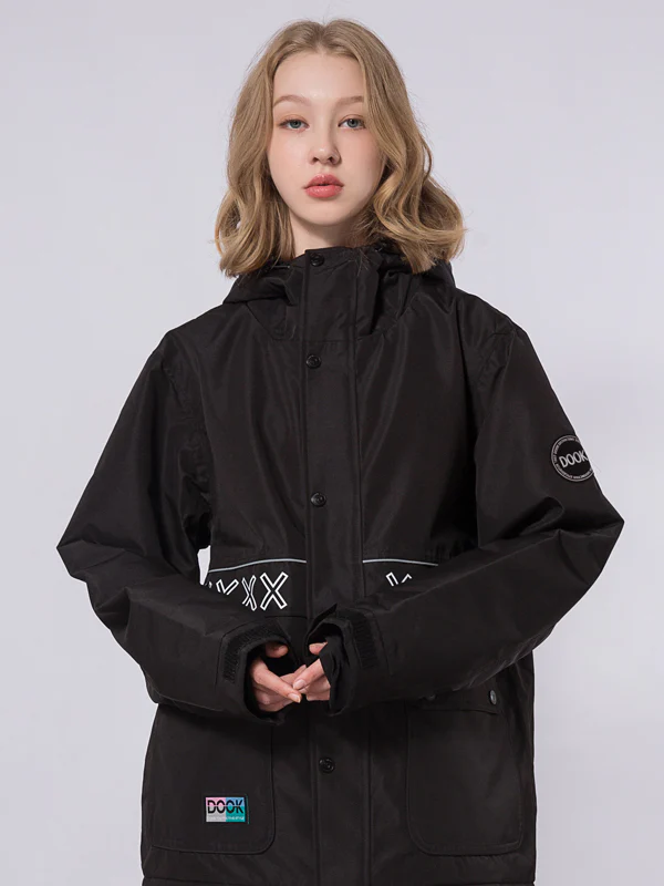 Women's Dook Snow Winter Land Cargo Snowboard Jacket - Image 7
