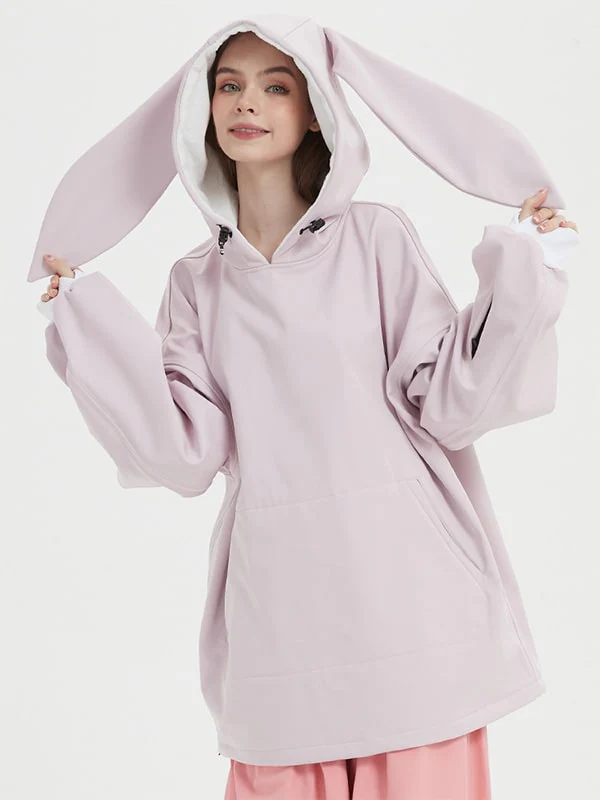 Doorek Unisex Cute Bunny Rabbit Snow Hoodie - Long Ears Decoration - Image 7