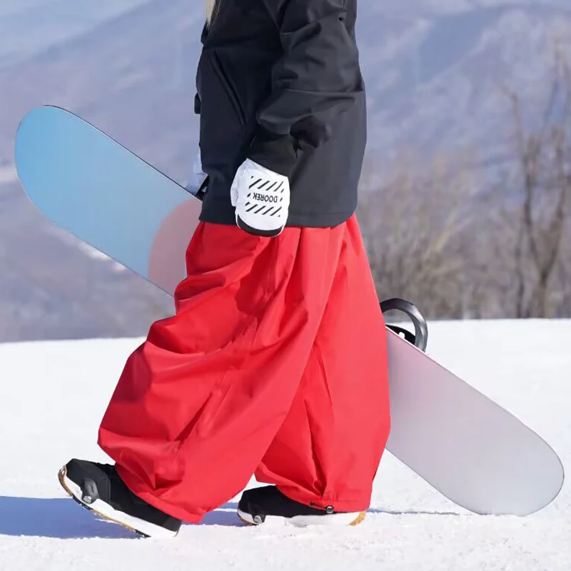 Women's Doorek Unisex Super Baggy Snow Pants - Image 8