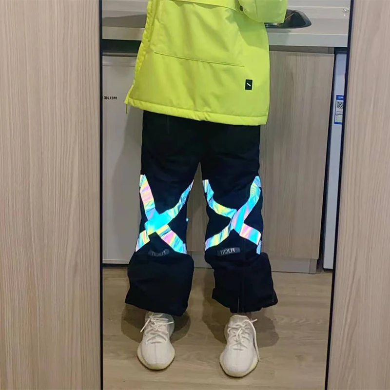 Women's Doorek Superb Unisex Neon Cross Over Winter Snow Pants - Image 4