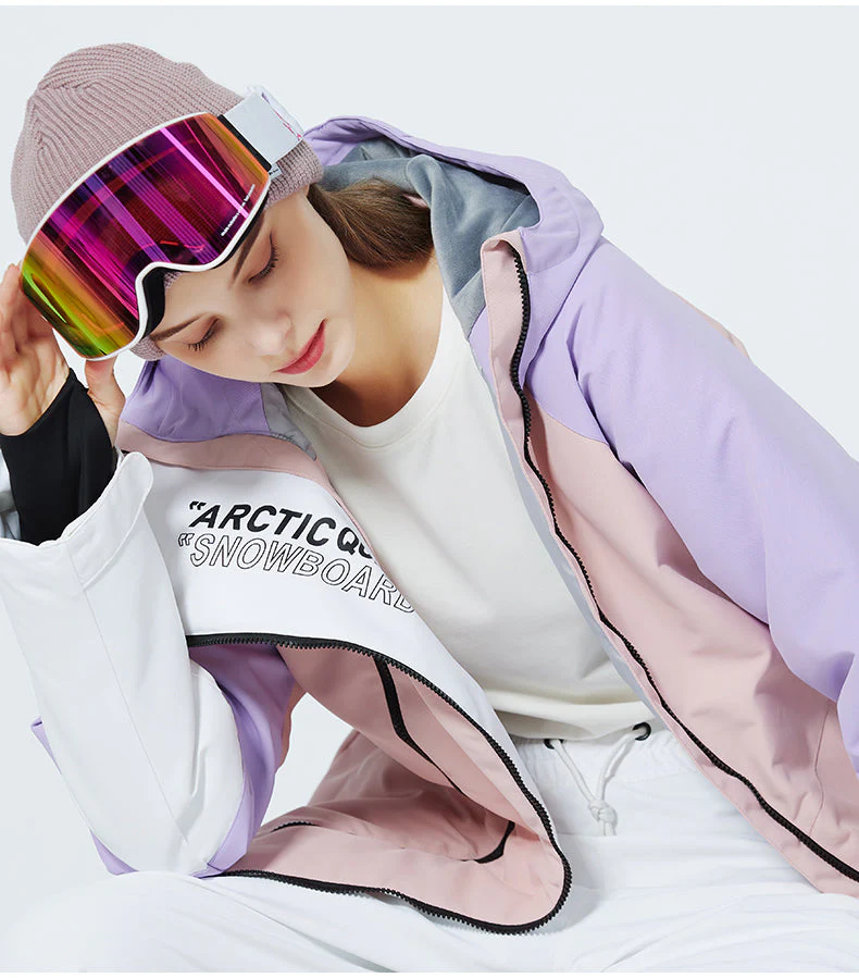 Women's Arctic Queen Winter Impression Zip Snow Jacket - Image 12