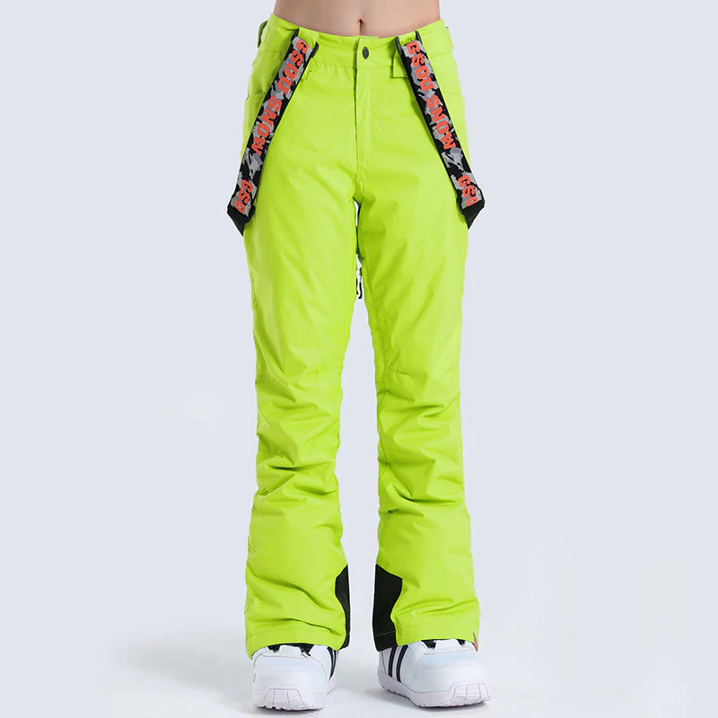 Women's Gsou Snow 10k Highland Ski Pants Bibs - Image 3