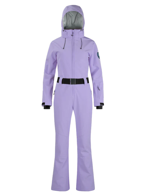 Women's Gsou Snow Classic Belted Flare One Piece Ski Suit - Image 17