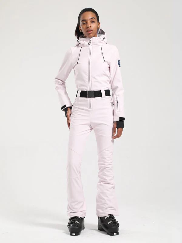 Women's Gsou Snow Classic Belted Flare One Piece Ski Suit - Image 22