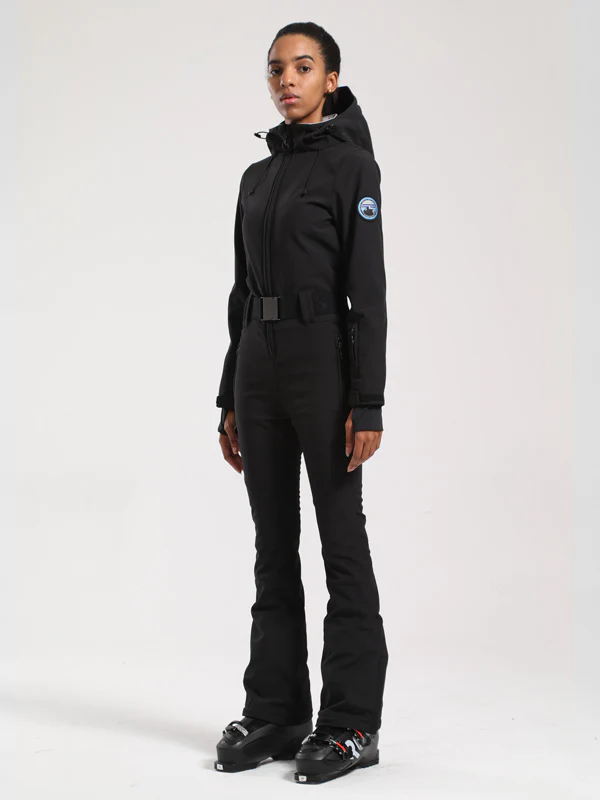 Women's Gsou Snow Classic Belted Flare One Piece Ski Suit - Image 8