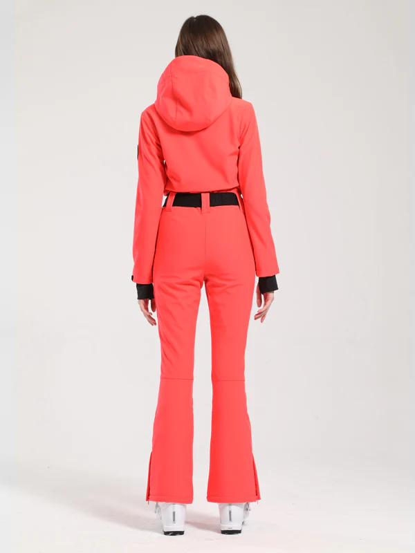 Women's Gsou Snow Classic Belted Flare Ski Suit - Image 11