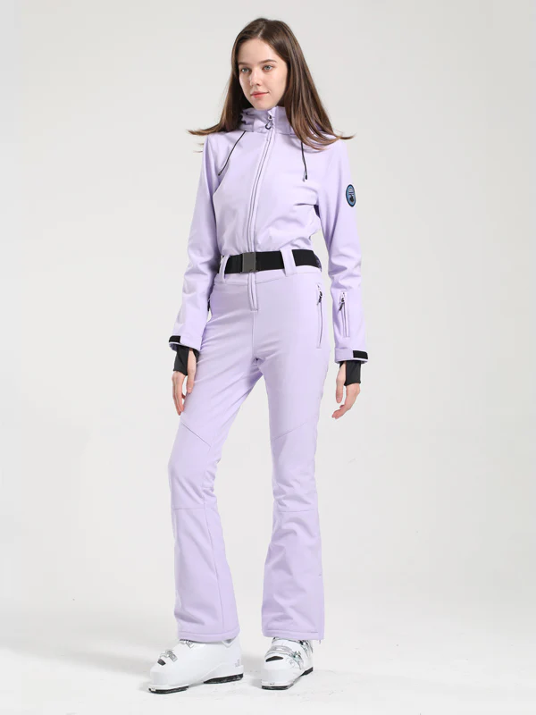 Women's Gsou Snow Classic Belted Flare Ski Suit - Image 14