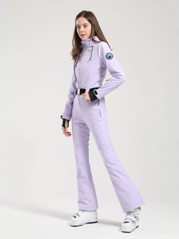 Women's Gsou Snow Classic Belted Flare Ski Suit - Image 15