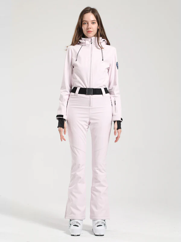 Women's Gsou Snow Classic Belted Flare Ski Suit - Image 21