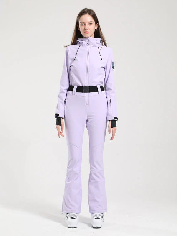 Women's Gsou Snow Classic Flare Belted Ski Suit - Image 14