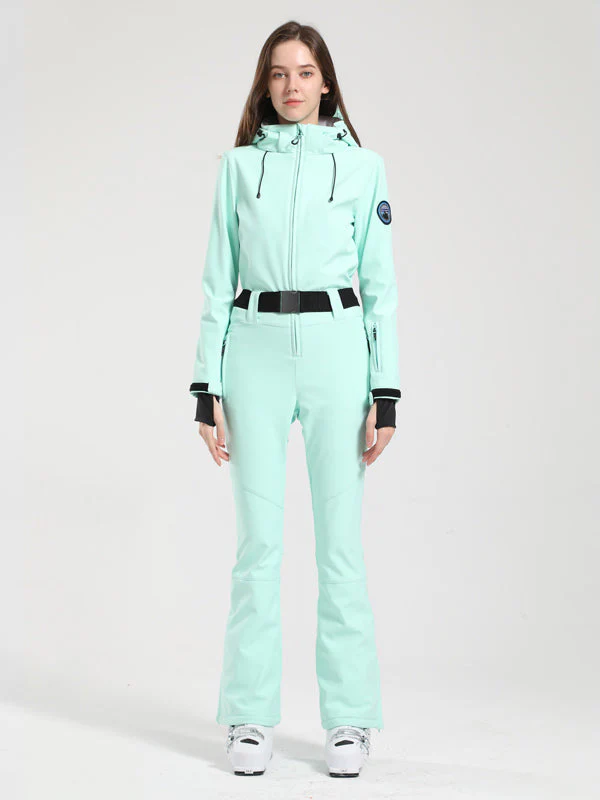 Women's Gsou Snow Classic Flare Belted Ski Suit - Image 17