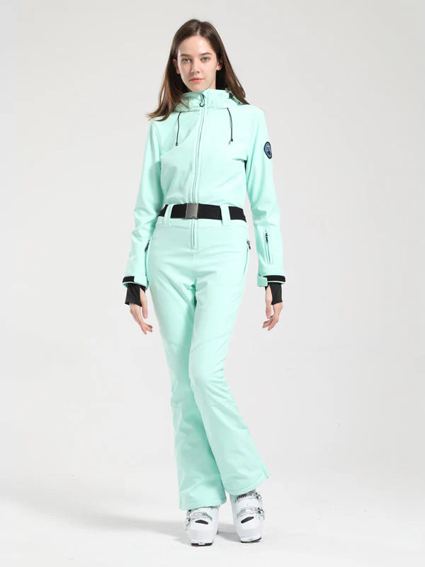 Women's Gsou Snow Classic Flare Belted Ski Suit - Image 18