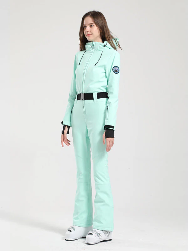 Women's Gsou Snow Classic Flare Belted Ski Suit - Image 19