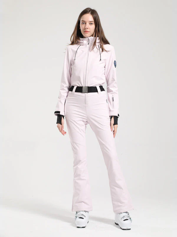 Women's Gsou Snow Classic Flare Belted Ski Suit - Image 21