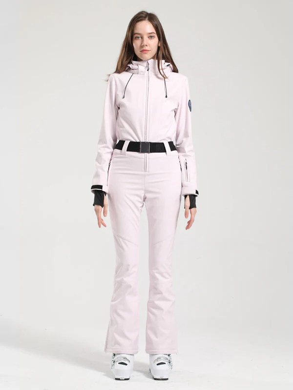 Women's Gsou Snow Classic Flare Belted Ski Suit - Image 22