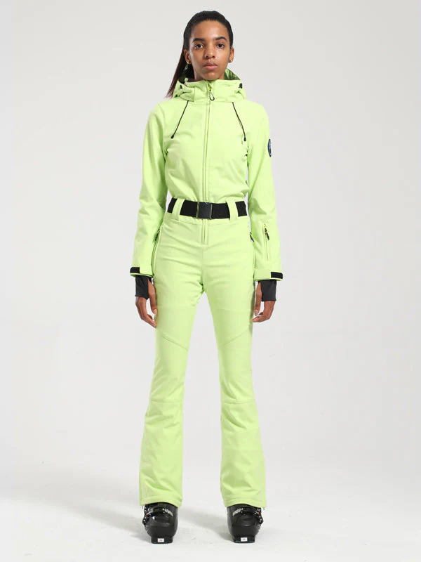 Women's Gsou Snow Classic Flare Belted Ski Suit - Image 29