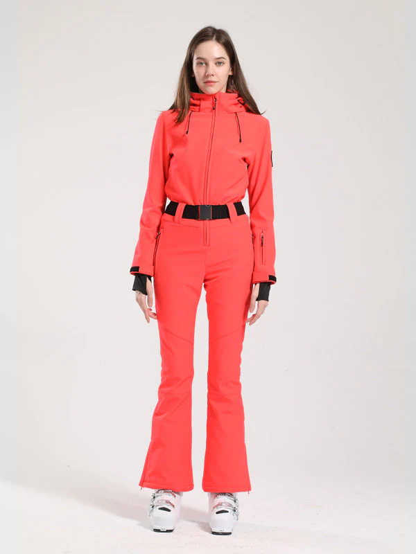 Women's Gsou Snow Classic Flare Belted Ski Suit - Image 6