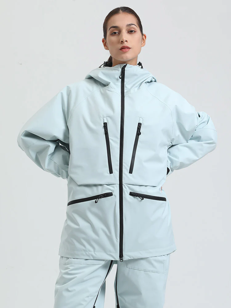 Women's Gsou Snow Durable Mountain Pro All Function Cargo Snow Jacket - Image 11
