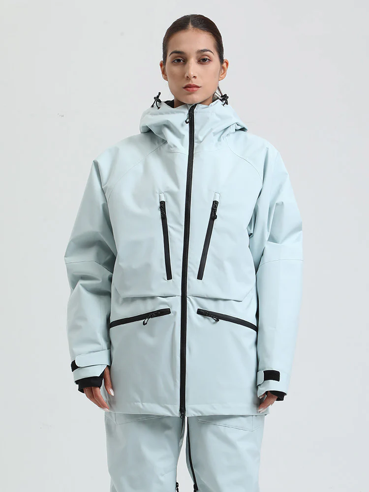 Women's Gsou Snow Durable Mountain Pro All Function Cargo Snow Jacket - Image 12