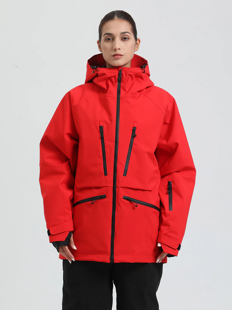 Women's Gsou Snow Durable Mountain Pro All Function Cargo Snow Jacket - Image 14