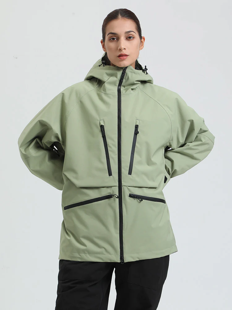 Women's Gsou Snow Durable Mountain Pro All Function Cargo Snow Jacket - Image 15