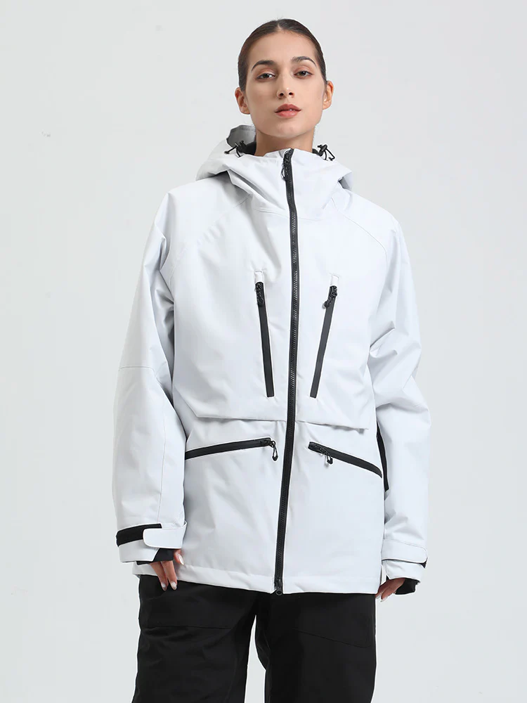 Women's Gsou Snow Durable Mountain Pro All Function Cargo Snow Jacket - Image 18