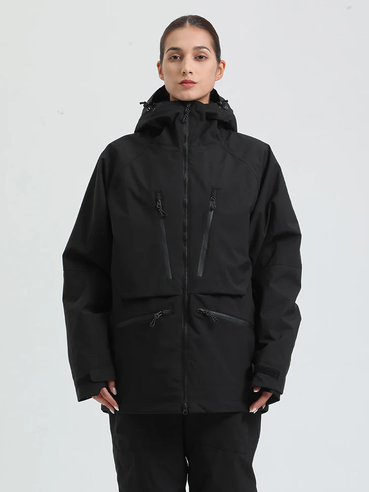 Women's Gsou Snow Durable Mountain Pro All Function Cargo Snow Jacket - Image 19