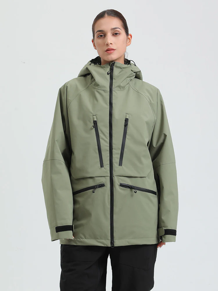 Women's Gsou Snow Durable Mountain Pro All Function Cargo Snow Jacket - Image 23