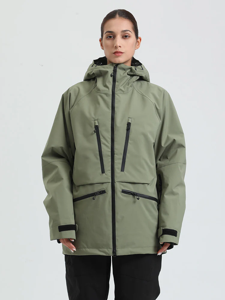 Women's Gsou Snow Durable Mountain Pro All Function Cargo Snow Jacket - Image 24