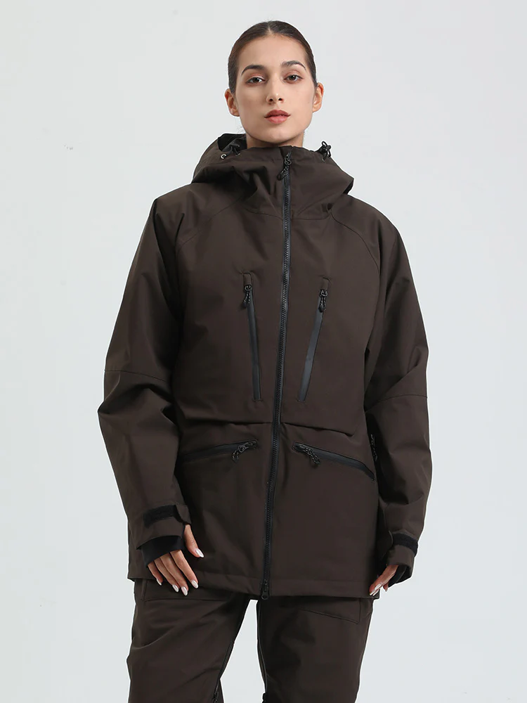 Women's Gsou Snow Durable Mountain Pro All Function Cargo Snow Jacket - Image 27