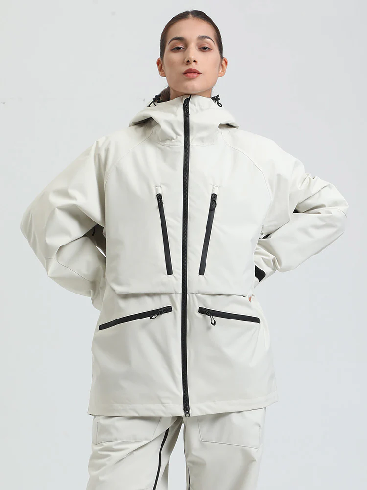 Women's Gsou Snow Durable Mountain Pro All Function Cargo Snow Jacket - Image 5