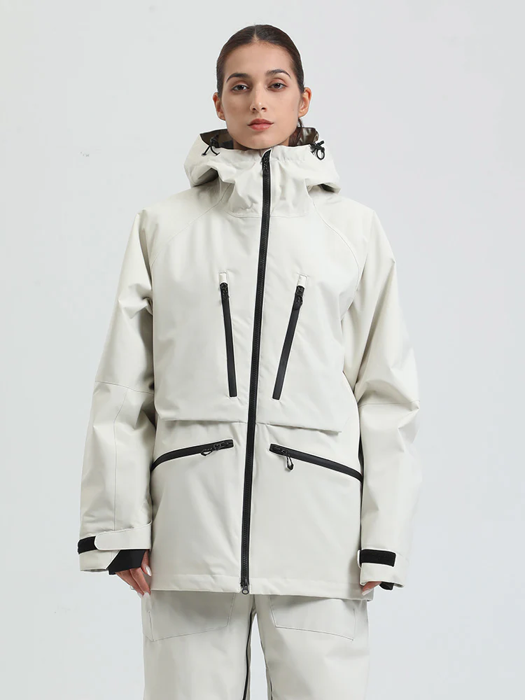 Women's Gsou Snow Durable Mountain Pro All Function Cargo Snow Jacket - Image 6