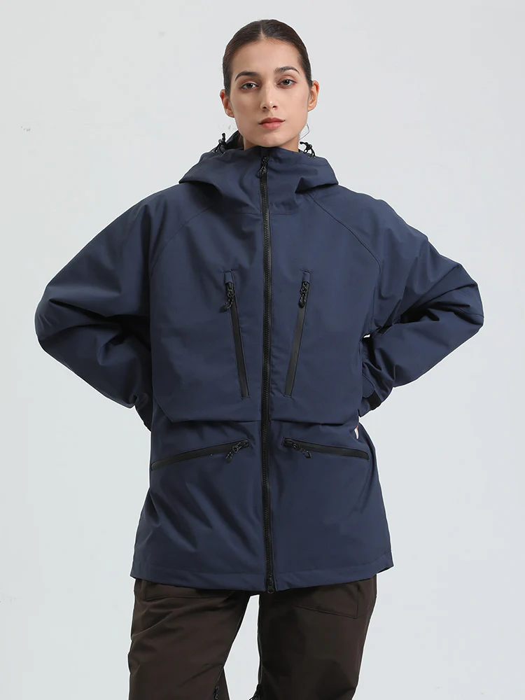 Women's Gsou Snow Durable Mountain Pro All Function Cargo Snow Jacket - Image 9