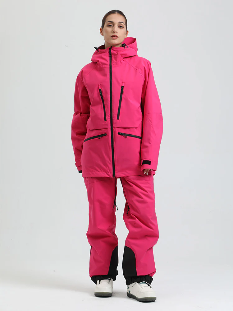 Women's Gsou Snow Durable Mountain Pro All Function Cargo Snow Suit - Image 13