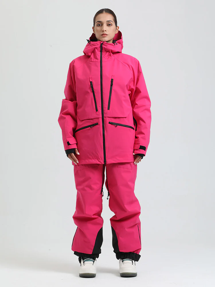 Women's Gsou Snow Durable Mountain Pro All Function Cargo Snow Suit - Image 14