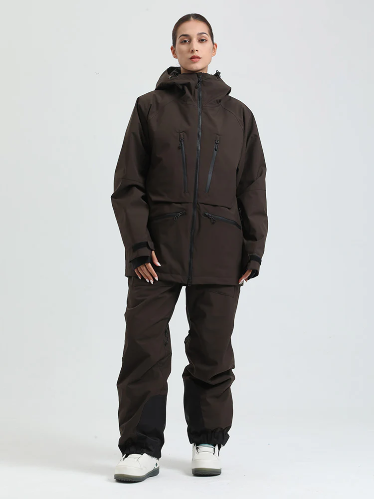 Women's Gsou Snow Durable Mountain Pro All Function Cargo Snow Suit - Image 23