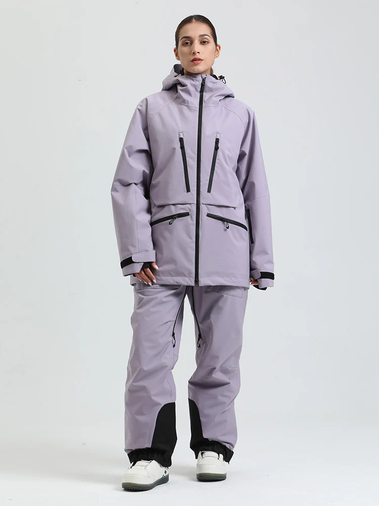 Women's Gsou Snow Durable Mountain Pro All Function Cargo Snow Suit - Image 25