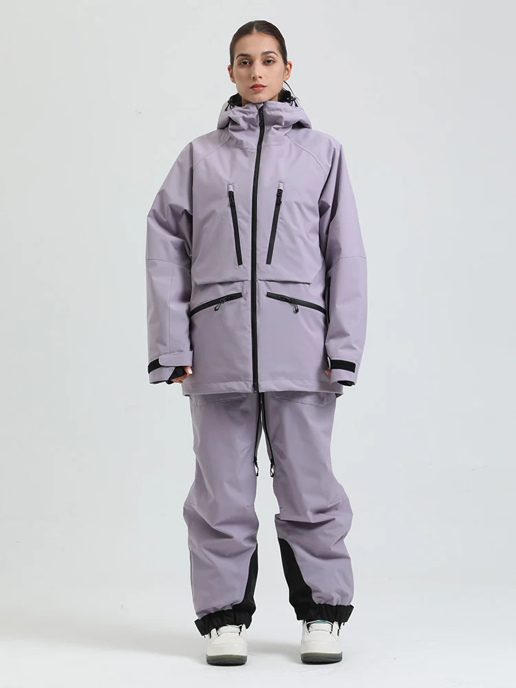 Women's Gsou Snow Durable Mountain Pro All Function Cargo Snow Suit - Image 26