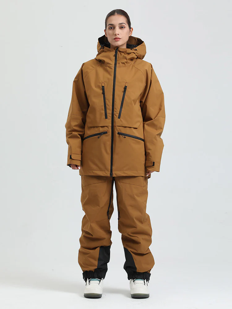 Women's Gsou Snow Durable Mountain Pro All Function Cargo Snow Suit - Image 28