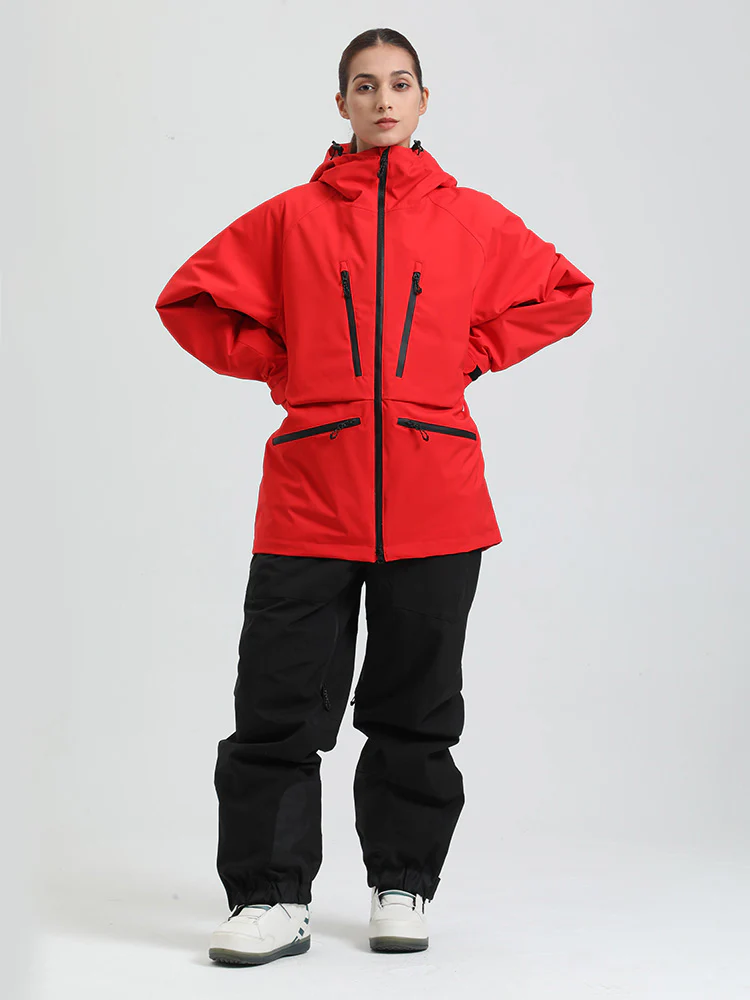 Women's Gsou Snow Durable Mountain Pro All Function Cargo Snow Suit - Image 3
