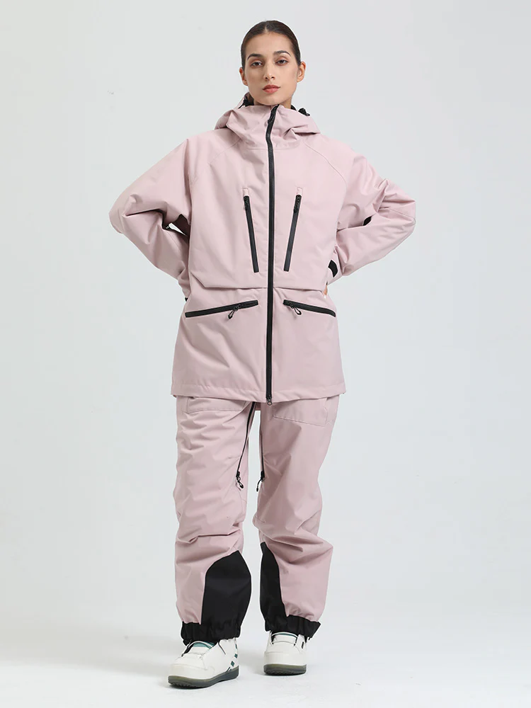 Women's Gsou Snow Durable Mountain Pro All Function Cargo Snow Suit - Image 5