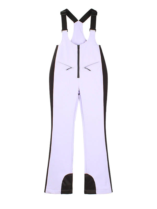 Women's Gsou Snow Elegant Flare Ski Bibs Pants - Image 18