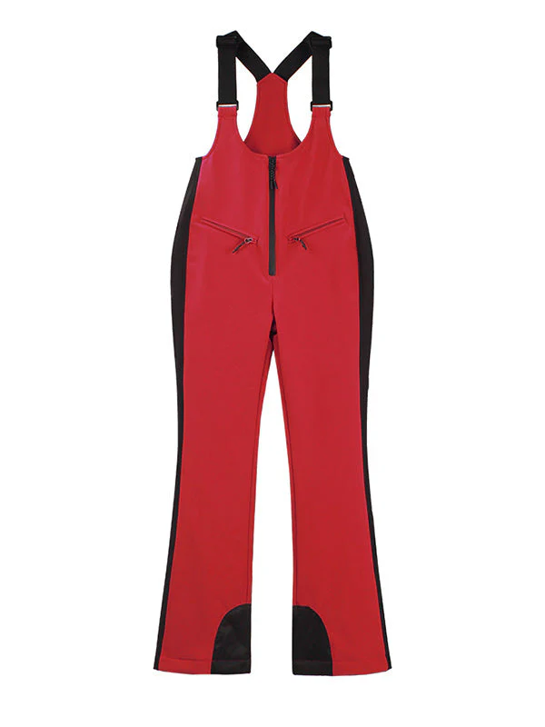 Women's Gsou Snow Elegant Flare Ski Bibs Pants - Image 7