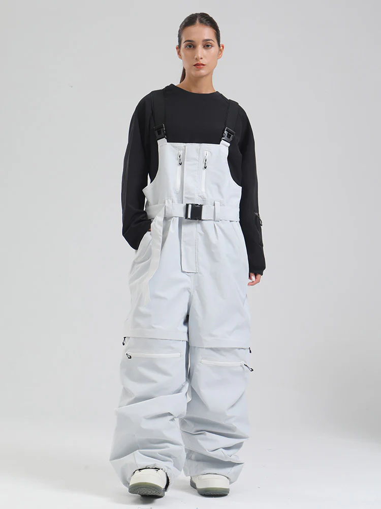 Women's Gsou Snow Mountain Chill Freestyle Baggy Snowboard Bibs - Image 10