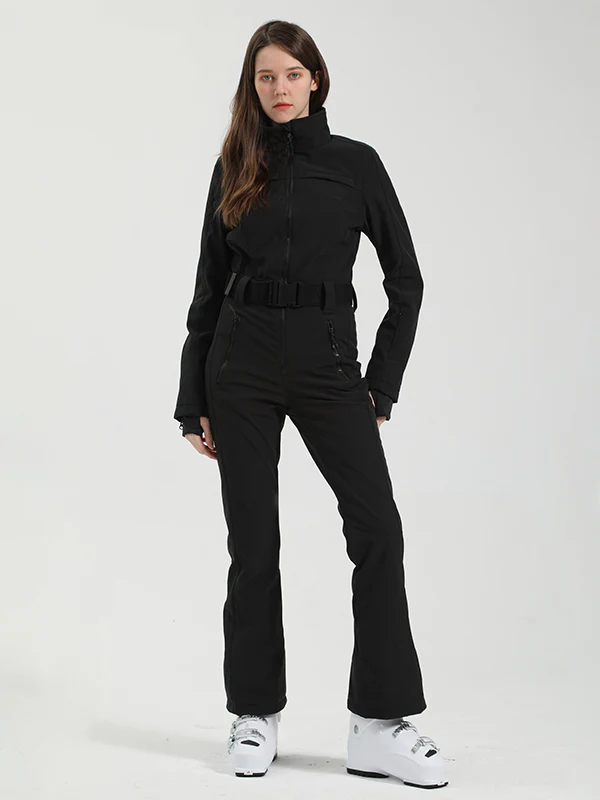 Women's Gsou Snow Premium Belt Ski Suit One Piece - Image 3