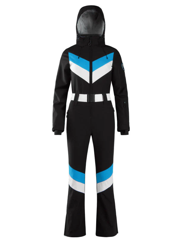 Women's Gsou Snow Retro V Striped Flare Ski Suit - Image 3