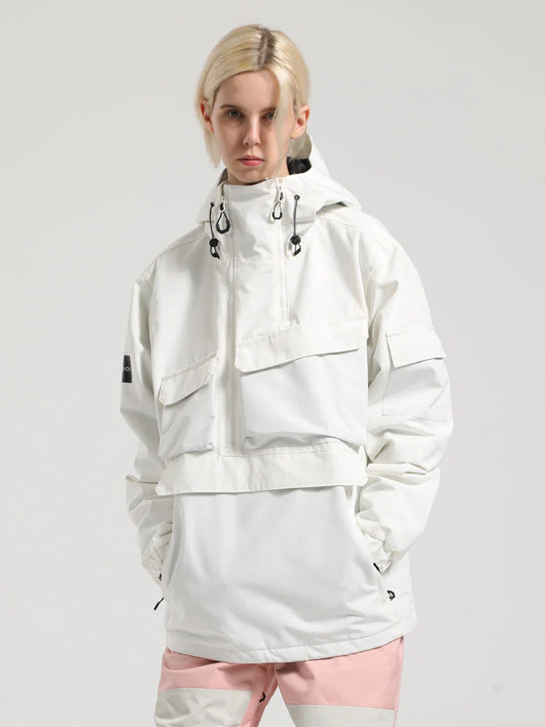 Women's Gsou Snow Winter Action Anorak Cargo Snow Jacket - Image 5