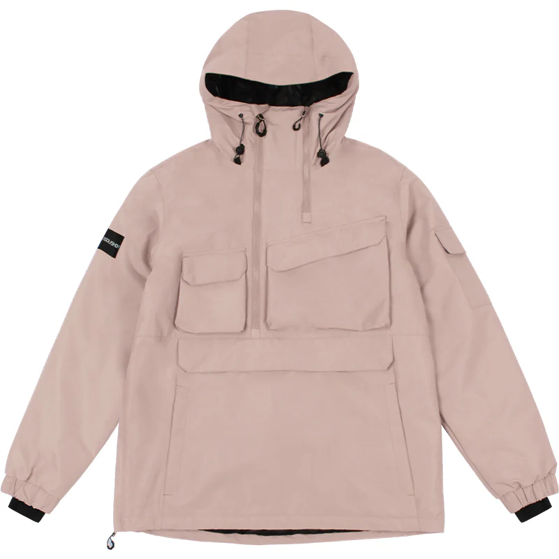 Women's Gsou Snow Winter Action Anorak Cargo Snowboard Jacket - Image 10