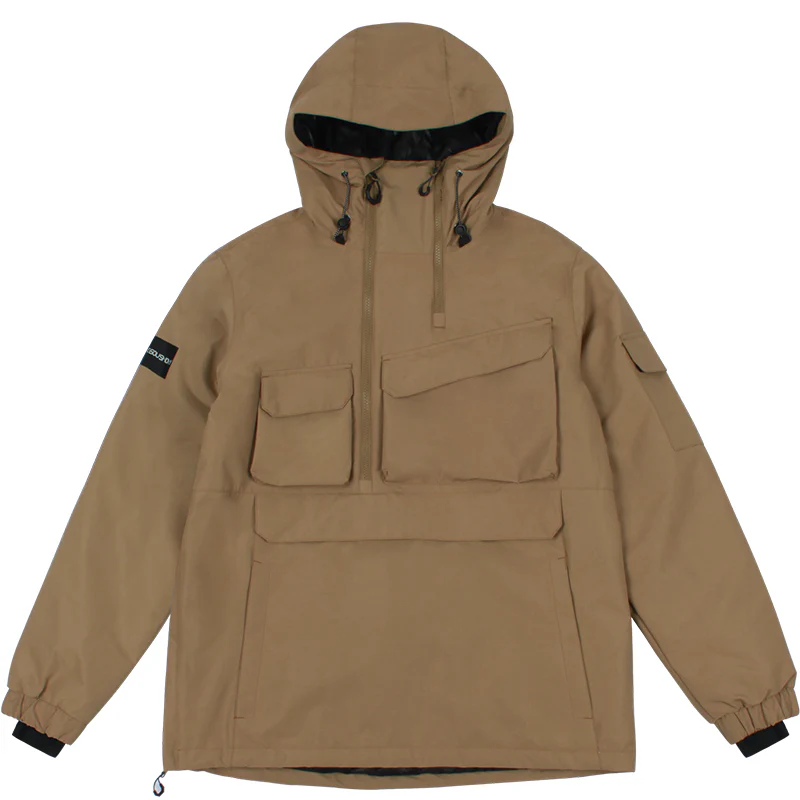 Women's Gsou Snow Winter Action Anorak Cargo Snowboard Jacket - Image 4
